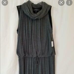 Robert Rodriguez heathered gray cotton dress